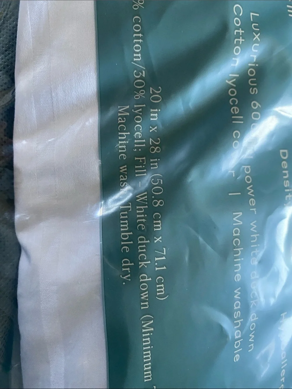 NWT  Casaluna White Down Pillow